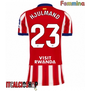 Atletico Madrid Morten Hjulmand #23 Prima Maglia Femmina 2026-27 Manica Corta